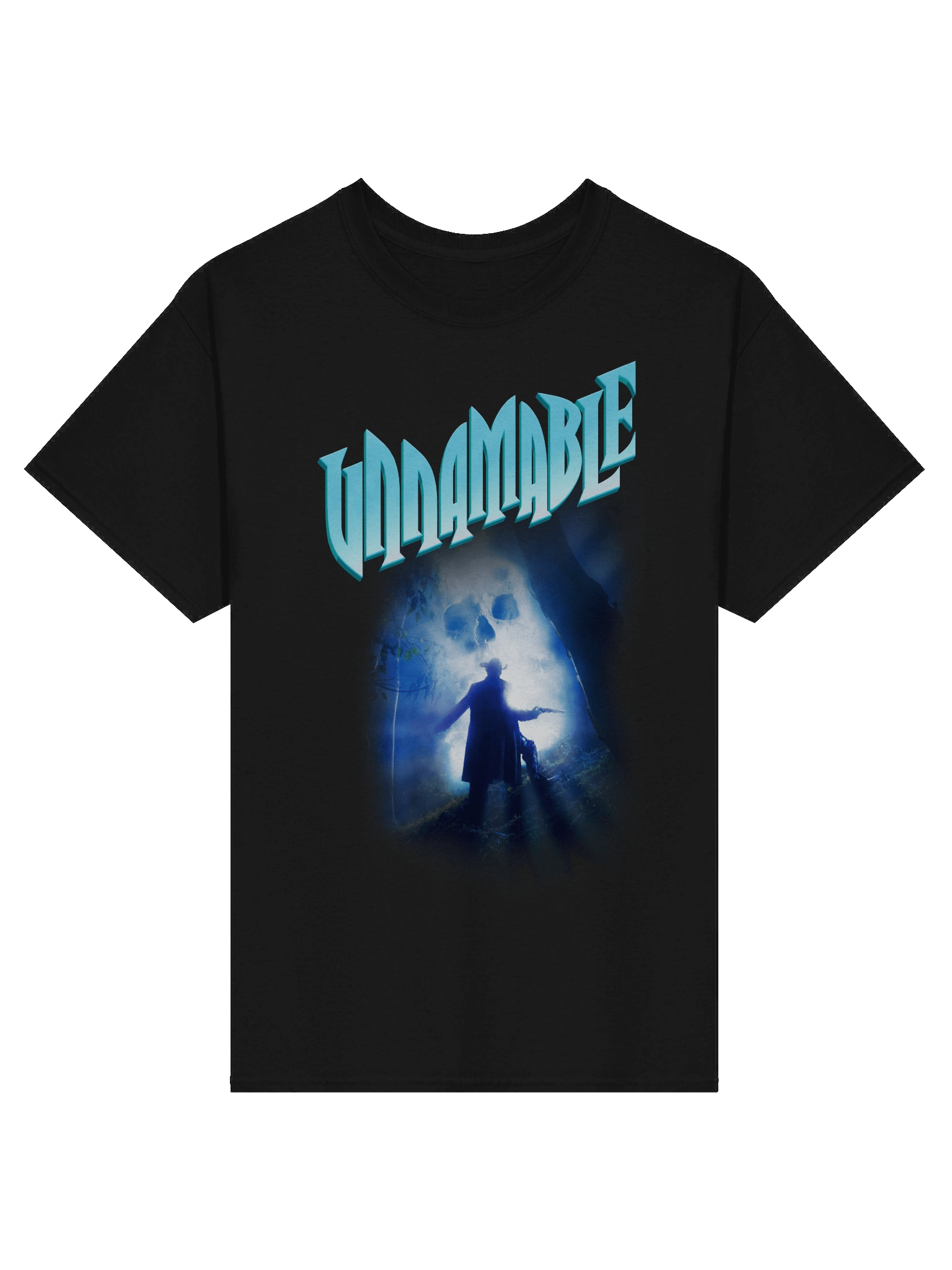 Unnamable cover t-shirt by Andrew Schrader